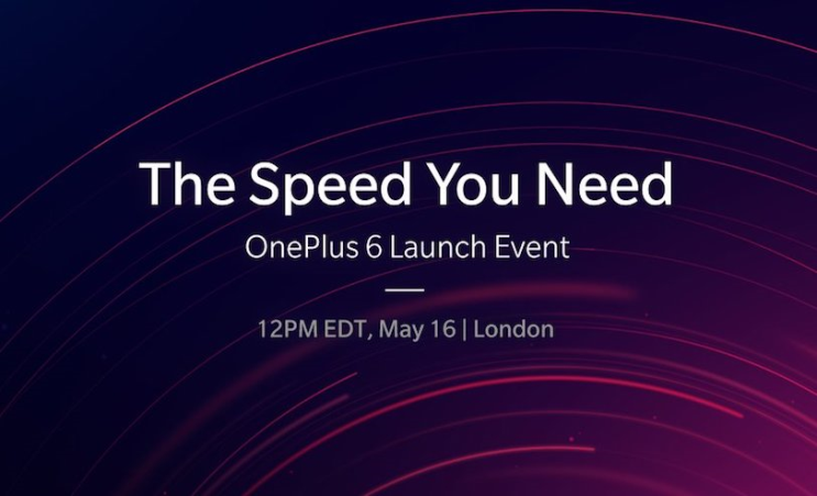 רשמי: מכשיר הדגל OnePlus 6 יוצג בלונדון ב-16 במאי
